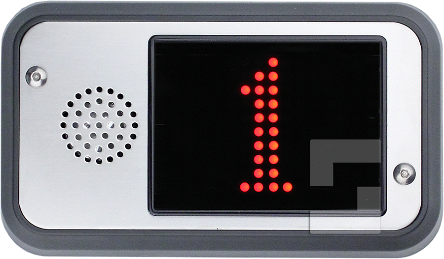 FD-1600 Opbouw display met speaker tbv IPS